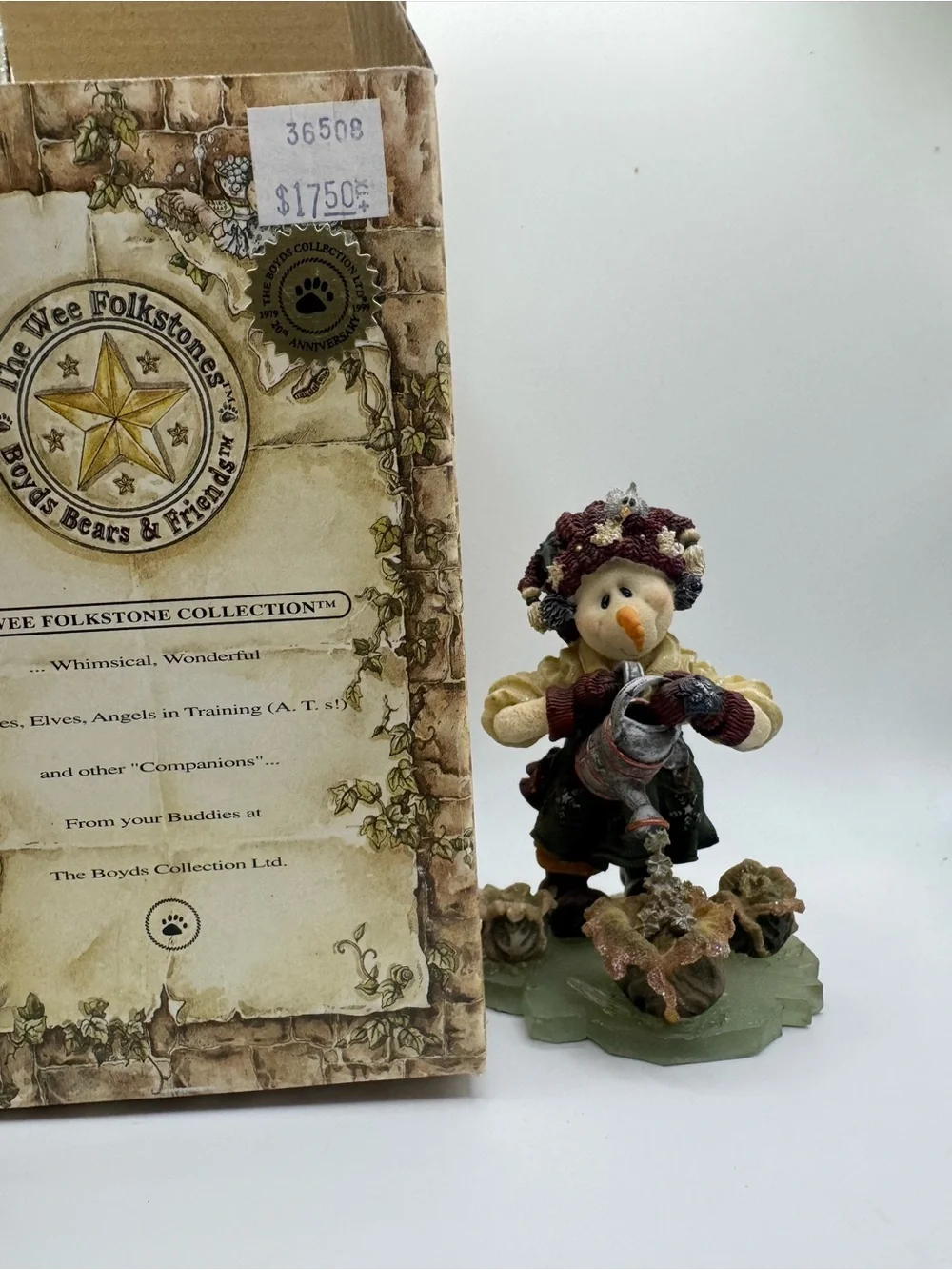 Boyds Bears~Wee Folkstone~I.B. Freezin'...Iceberg Lettuce~Snowman~Style #36508